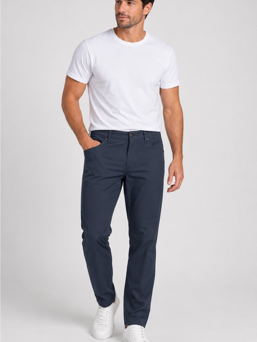 lululemon athletica Men's Slim Straight Jeans in Navy